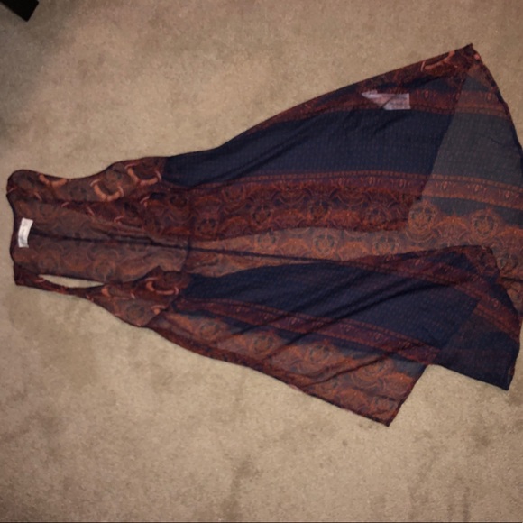 Abercrombie and Fitch long OS flow vest - Picture 1 of 3